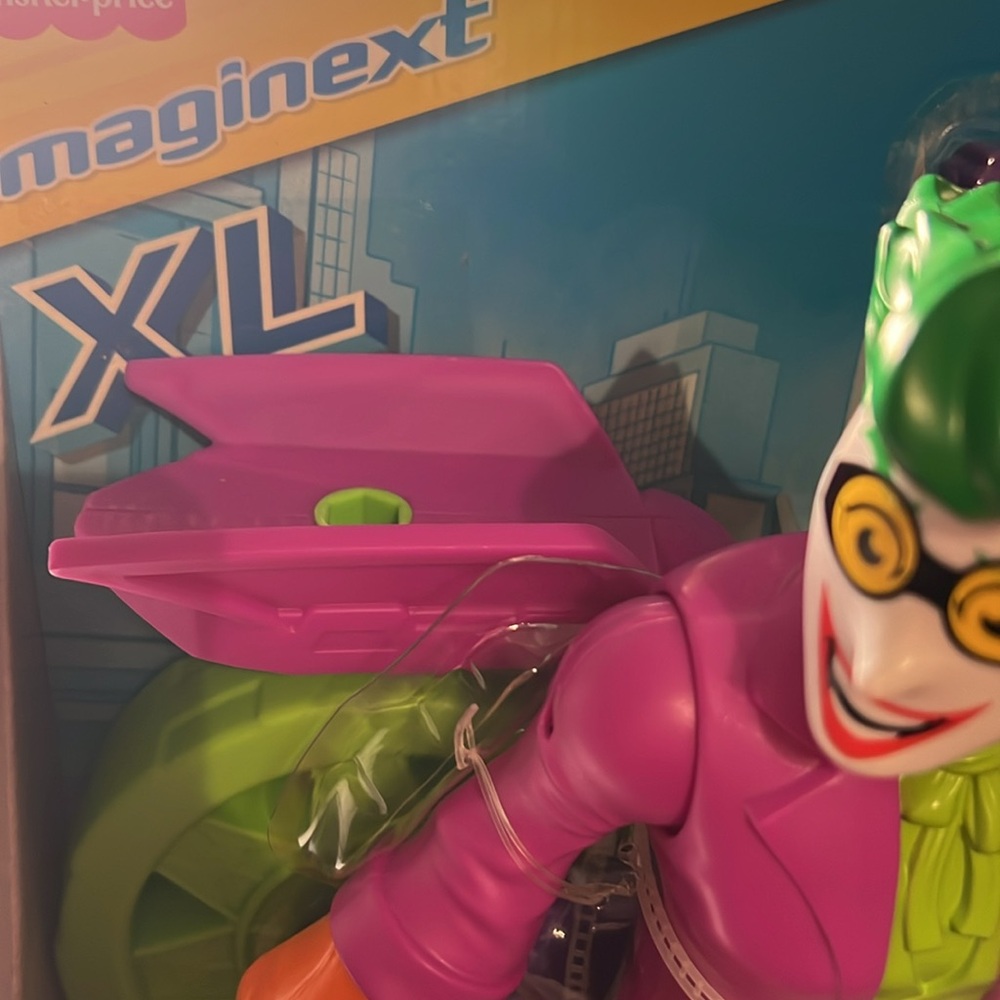 DC Fisher Price Imaginext XL Super Friends- Joker Laff Cycle. Brand New!! - Picture 2 of 6